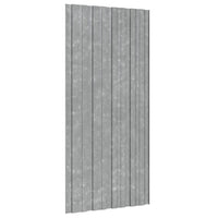 Pannelli da Tetto 12 pz in Acciaio Zincato Argento 100x45 cm 317221