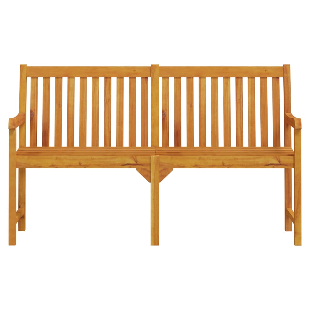 Panca da Giardino 150 cm in Legno Massello di Acacia cod mxl 45916