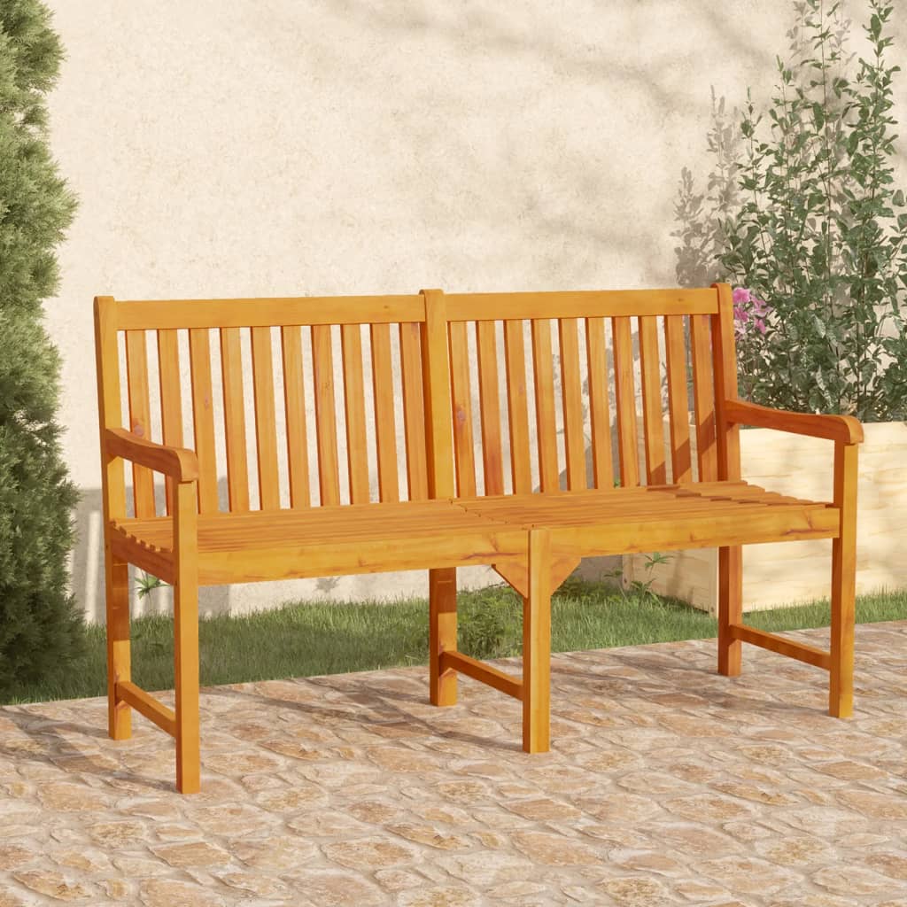 Panca da Giardino 150 cm in Legno Massello di Acacia cod mxl 45916