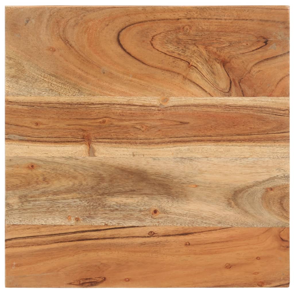 Tavolino 35x35x55 cm in Legno Massello di Acacia cod mxl 8718