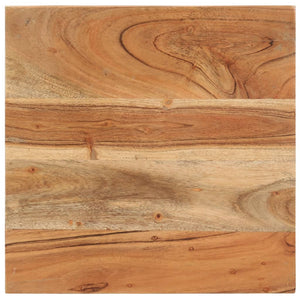 Tavolino 35x35x55 cm in Legno Massello di Acacia cod mxl 8718