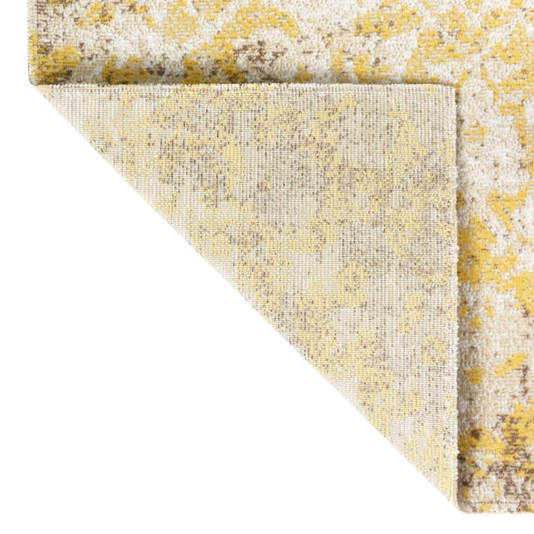 Tappeto da Esterni a Tessitura Piatta 80x250 cm Giallo 317043