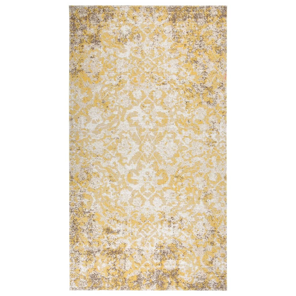 Tappeto da Esterni a Tessitura Piatta 115x170 cm Giallo 317044