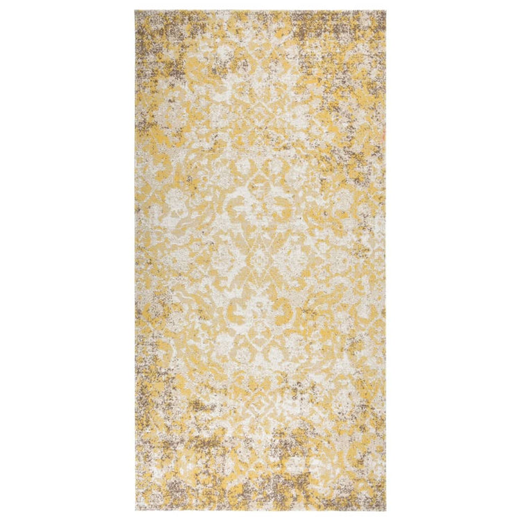 Tappeto da Esterni a Tessitura Piatta 100x200 cm Giallo  cod mxl 62483