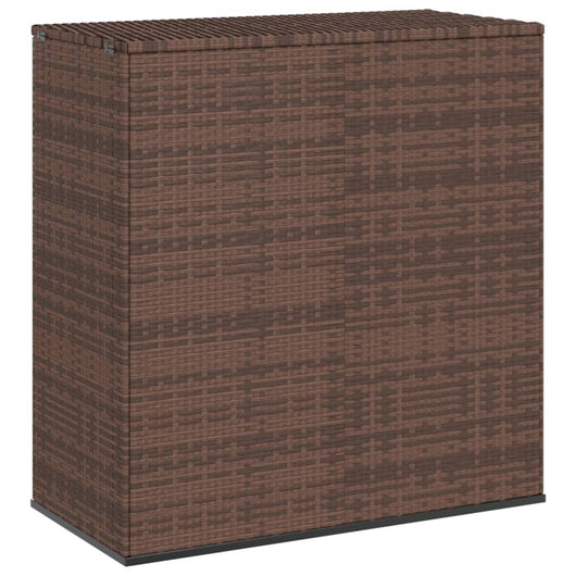 Contenitore da Giardino in Rattan PE 100x49x103,5 cm Marrone cod mxl 65151