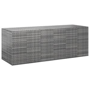 Contenitore da Giardino in Rattan PE 291x100,5x104 cm Grigio cod mxl 57553