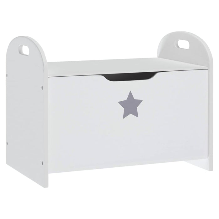 Cassapanca per Bambini Bianca 62x40x46,5 cm in MDF cod mxl 73692