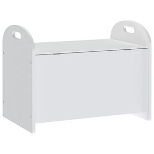 Cassapanca per Bambini Bianca 62x40x46,5 cm in MDF cod mxl 73692