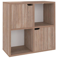 Libreria Grigia Sonoma 60x27,5x59,5 cm in Truciolato