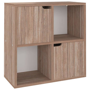 Libreria Grigia Sonoma 60x27,5x59,5 cm in Truciolato