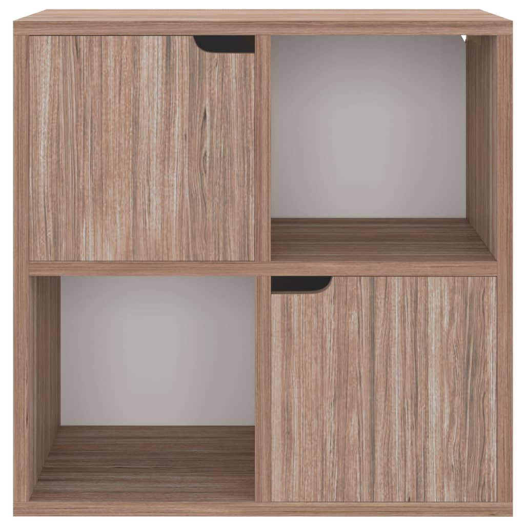 Libreria Grigia Sonoma 60x27,5x59,5 cm in Truciolato