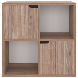 Libreria Grigia Sonoma 60x27,5x59,5 cm in Truciolato