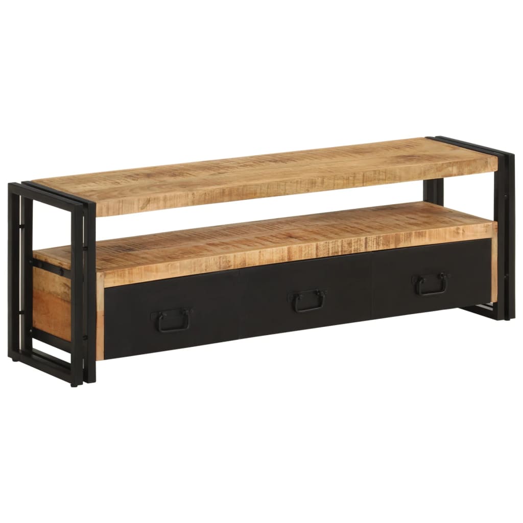 Mobile Porta TV 120x30x40 cm in Legno Massello di Mango cod mxl 62296