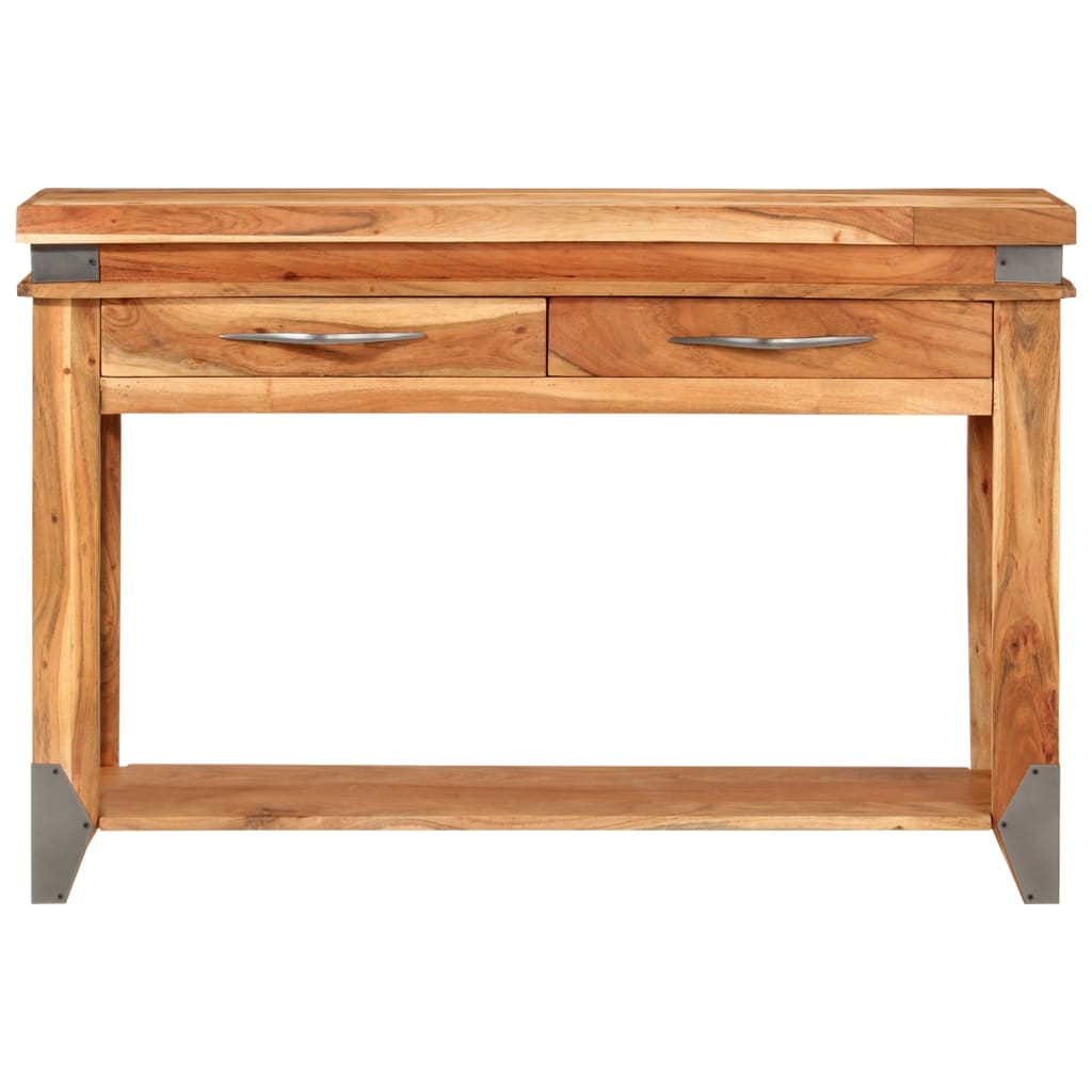 Tavolo Console 110x34x74 cm in Legno Massello di Acacia cod mxl 29999