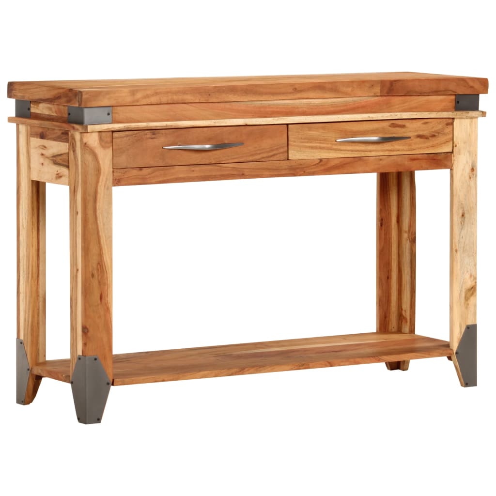 Tavolo Console 110x34x74 cm in Legno Massello di Acacia cod mxl 29999