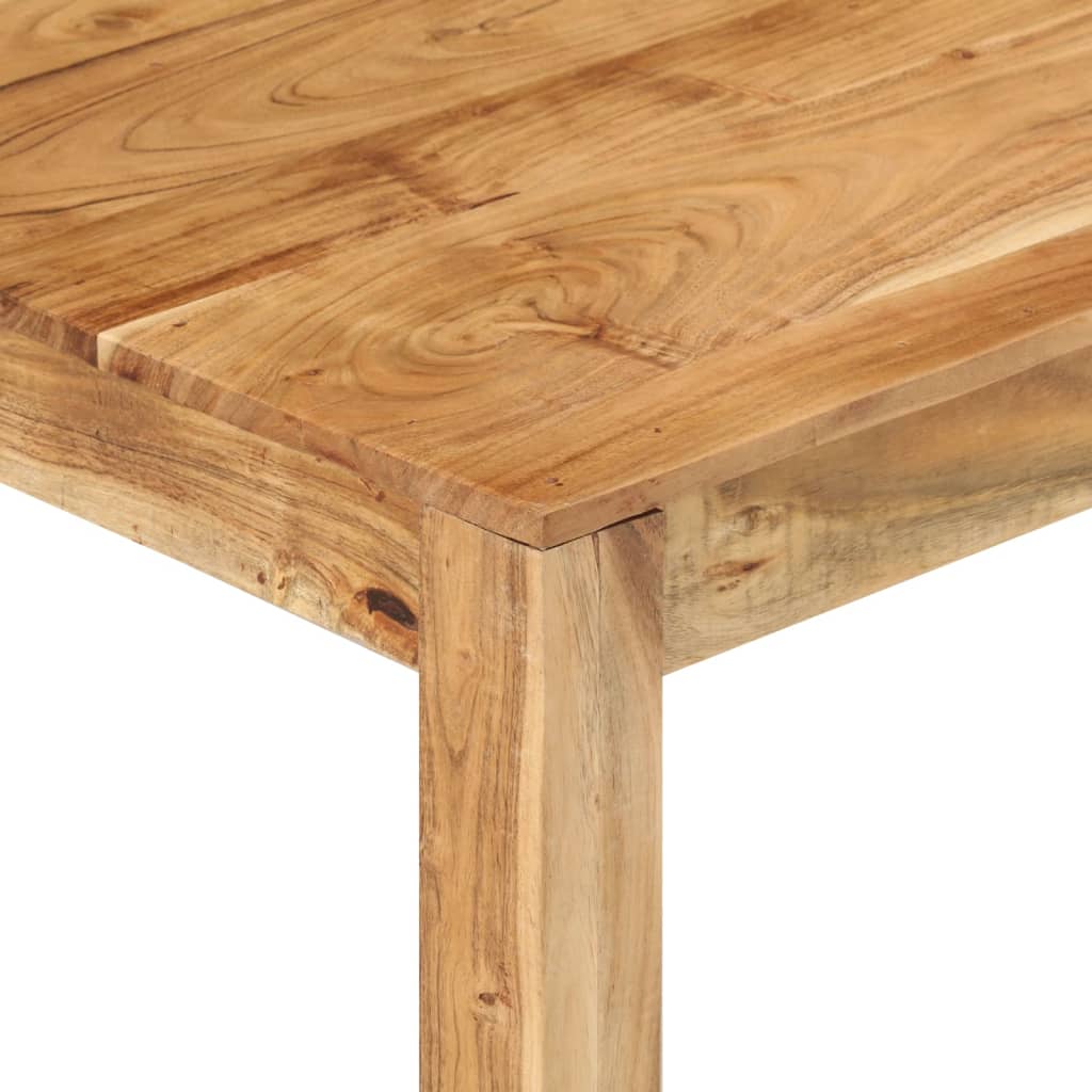 Tavolino da Salotto 80x80x40 cm in Legno Massello di Acacia 338031