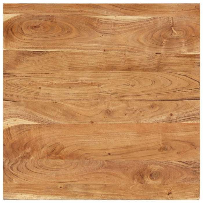 Tavolino da Salotto 80x80x40 cm in Legno Massello di Acacia 338031