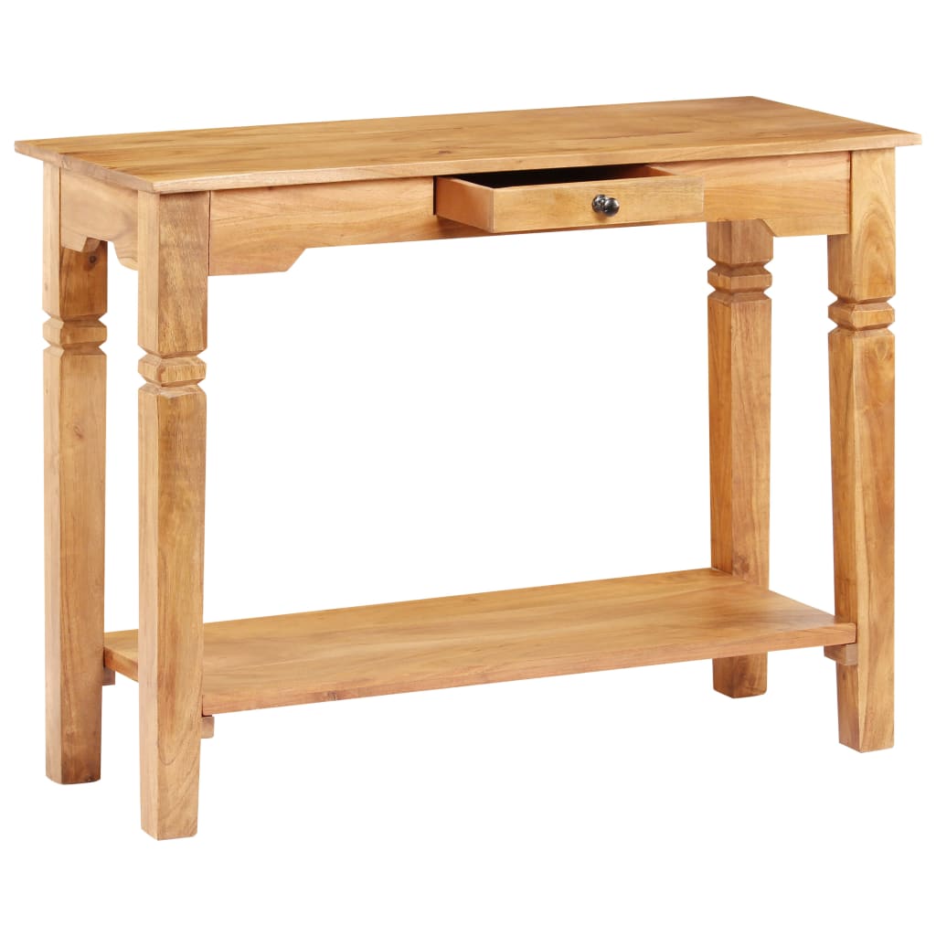 Tavolo Consolle 100x40x76 cm in Legno Massello d'Acacia 338033