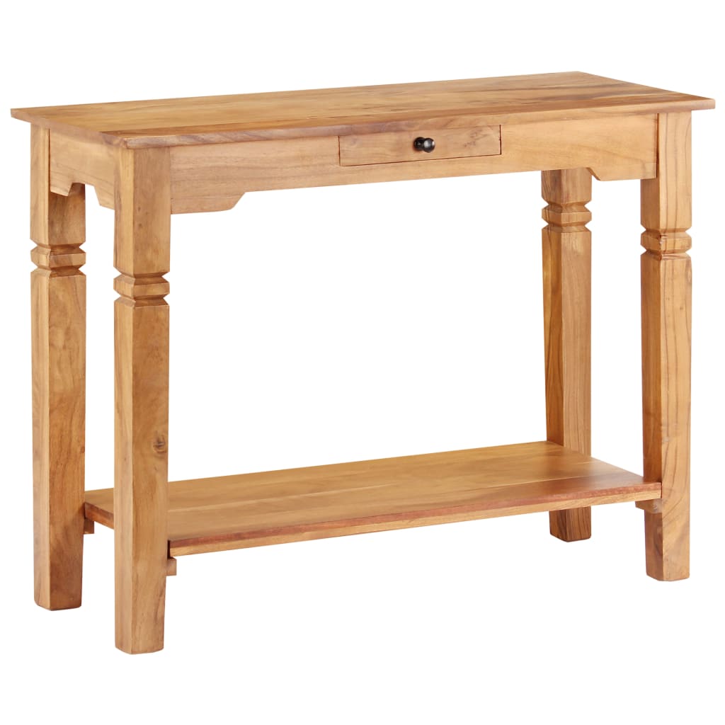 Tavolo Consolle 100x40x76 cm in Legno Massello d'Acacia