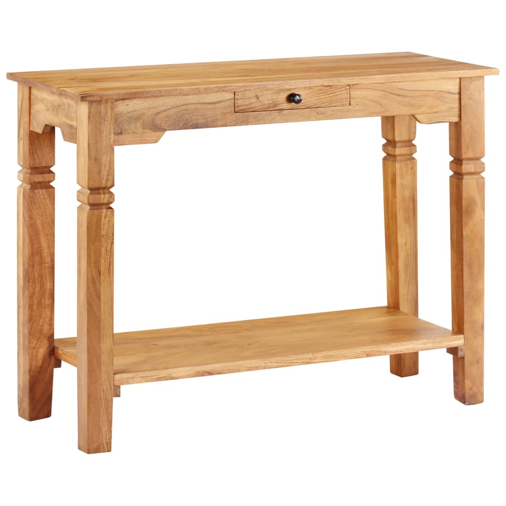 Tavolo Consolle 100x40x76 cm in Legno Massello d'Acacia