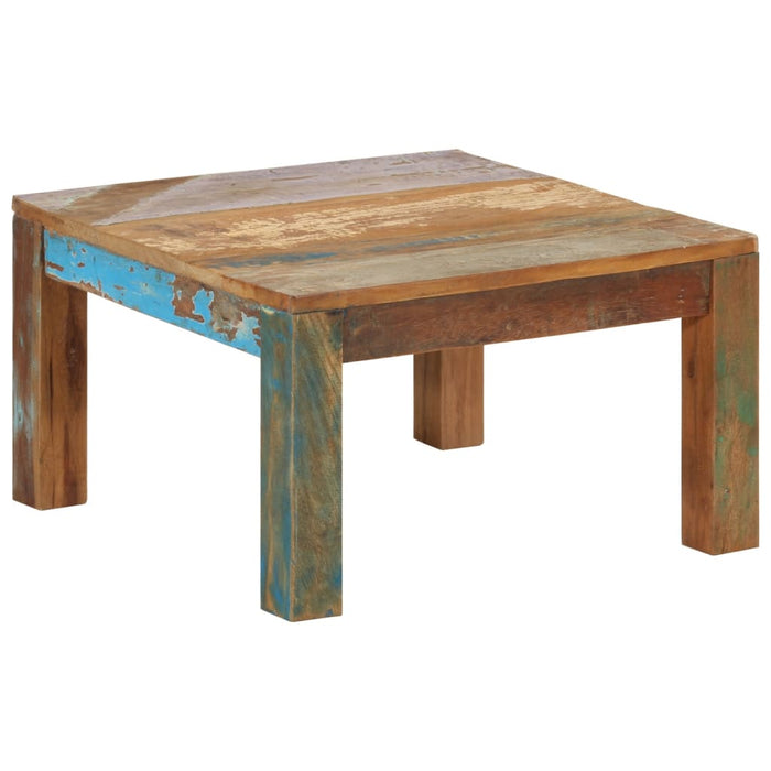 Tavolino da Salotto 60x60x35 cm in Legno Massello di Recupero 337273