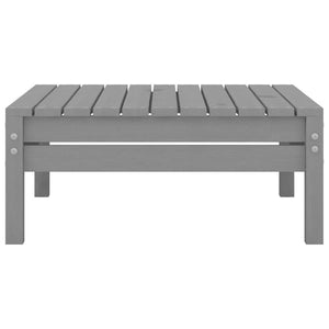 Set Divani da Giardino 3 pz Grigio in Legno Massello di Pino cod mxl 36996