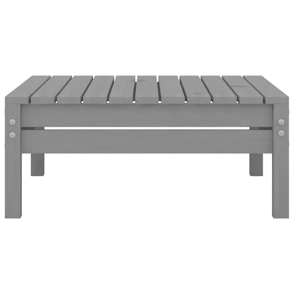 Set Divani da Giardino 5 pz Grigio in Legno Massello di Pino cod mxl 38042