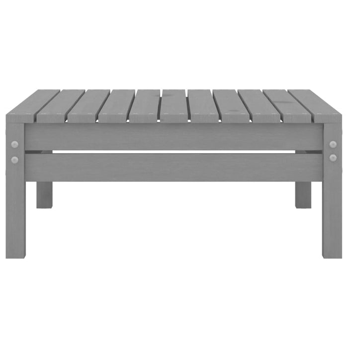 Set Divani da Giardino 5 pz Grigio in Legno Massello di Pino cod mxl 38042