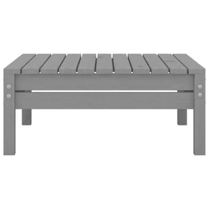 Set Divani da Giardino 7 pz Grigio in Legno Massello di Pino cod mxl 38056