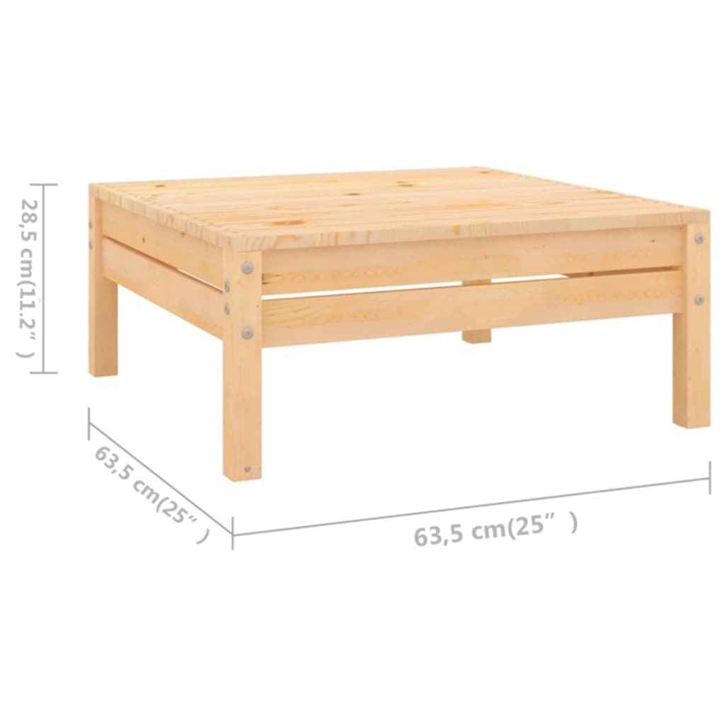 Set Divani da Giardino 4 pz in Legno Massello di Pino cod mxl 36522