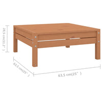 Set Salotto da Giardino 8 pz in Legno Massello di Pino Miele 3082745