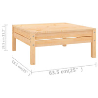 Set Divani da Giardino 10 pz in Legno Massello di Pino cod mxl 36809