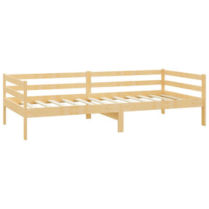 Divano Letto con Materasso 90x200 cm Legno Massello di Pino cod mxl 48322