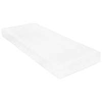 Divano Letto con Materasso 90x200 cm Bianco in Legno di Pino cod mxl 49481