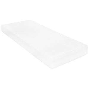 Divano Letto con Materasso 90x200 cm Bianco in Legno di Pino cod mxl 49481