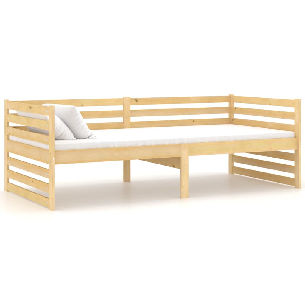 Divano Letto con Materasso 90x200 cm Legno Massello di Pino cod mxl 73821