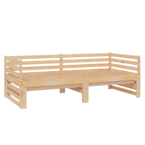 Dormeuse Estraibile 2x(90x200) cm in Legno Massello di Pino 3083669