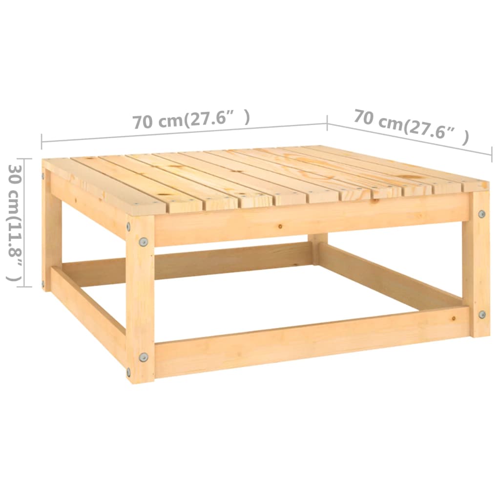 Set Divani da Giardino 13 pz con Cuscini Legno Massello di Pino cod mxl 43264