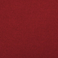 Cassapanca Pieghevole Rosso Vino 76x38x38 cm in Simil Lino cod mxl 39265