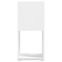 Armadietto Girevole Bianco 34,5x34,5x147,5 cm in Truciolato cod mxl 33752