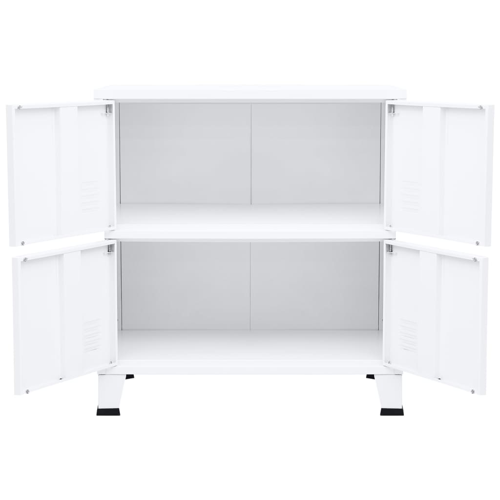 Armadio Classificatore Industriale Bianco 75x40x80 cm Acciaio cod mxl 46170