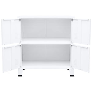 Armadio Classificatore Industriale Bianco 75x40x80 cm Acciaio cod mxl 46170