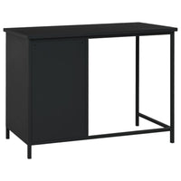 Scrivania Industriale con Cassetti Nera 105x52x75 cm in Acciaio 339634