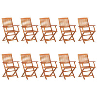 Set Pranzo da Giardino 11 pz in Legno Massello di Acacia cod mxl 35046