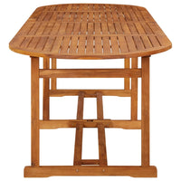 Set Pranzo da Giardino 11 pz in Legno Massello di Acacia cod mxl 34924