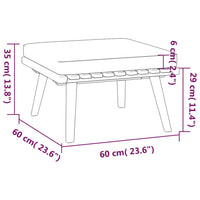 Set Divani da Giardino 5 pz con Cuscini in Massello di Acacia cod mxl 38189