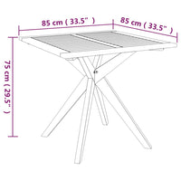 Set Mobili da Pranzo per Giardino 3 pz Legno Massello di Acacia cod mxl 36281