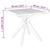 Set Mobili da Pranzo per Giardino 3 pz Legno Massello di Acacia 3087137