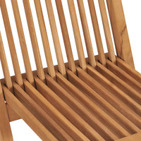 Set da Pranzo per Giardino 3 pz in Legno Massello di Teak 3087190