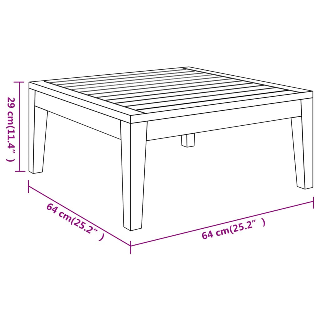 Set Divani Giardino 4 pz Cuscini Bianco Crema in Legno d'Acacia cod mxl 38243